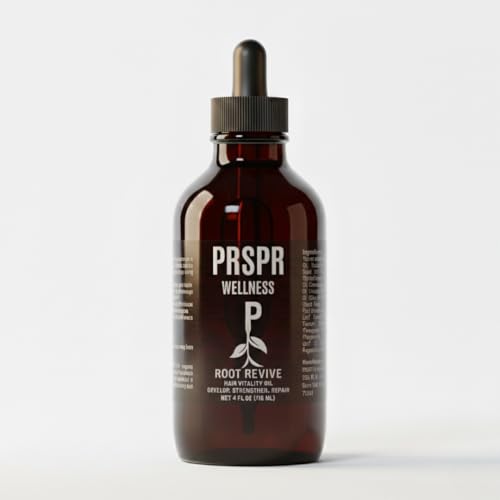 PRSPR WELLNESS Root Revive Hair Growth Oil Organic Castor Avocado Amla & Fenugreek Blend Lightweight Scalp Treatment for Thicker Healthier Hair for All Hair Types