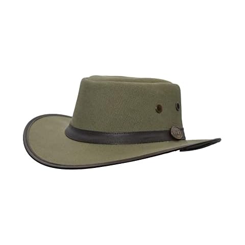 WALKER AND HAWKES Waterproof Canvas Outback Hat Cover