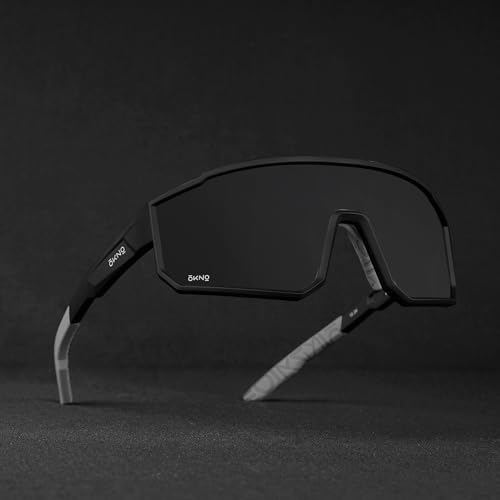 Image of OKNO Eyewearlabs Sunglasses For Men & Women | Polarized Sports Over-Sized Unilens Wrap-Around Branded Stylish Spectacles | 100% UV Protection Shades | Cricket Sports Cycling Driving Trekking & More