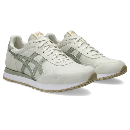 ASICS ASICS Unisex Tiger Runner II Sportstyle Shoes, 13M / 14.5W, Cream/Olive Grey
