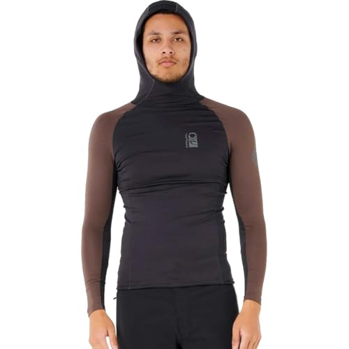 Rip Curl Men's Search UPF 50 Performance Long Sleeve Hooded Rashguard3