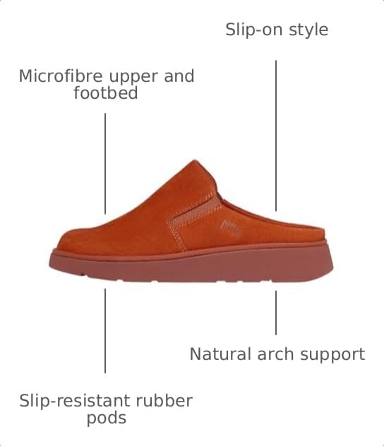 Image of FitFlop Gen-FF Elasticated Suede Mules