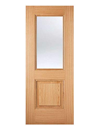 LPD Oak Arnhem 1L Internal Glazed Door 78x33inch / 1981x838x35mm