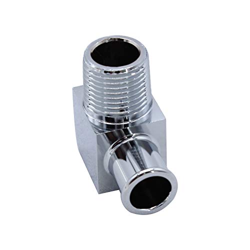 Yorten 90 ° SB BB Deg aquecedor mangueira cromada tarugo encaixe de alumínio 5/8