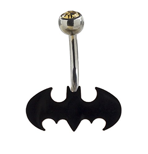 DC Comics Cut Out Batman Logo Fixed Navel