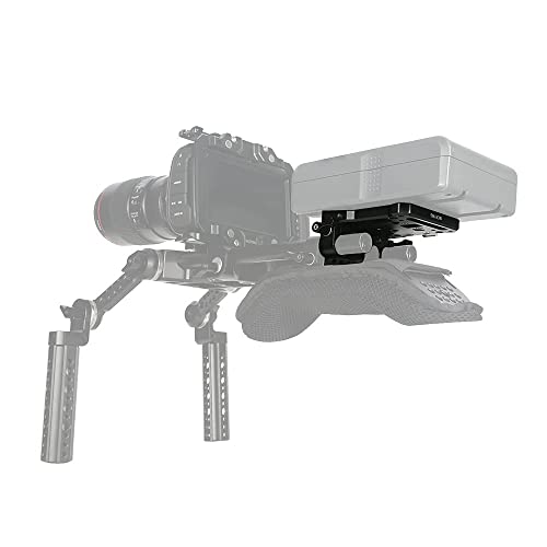 Image of NICEYRIG Quick Release V Lock Mount Battery Plate with 15mm Rail Block - 467