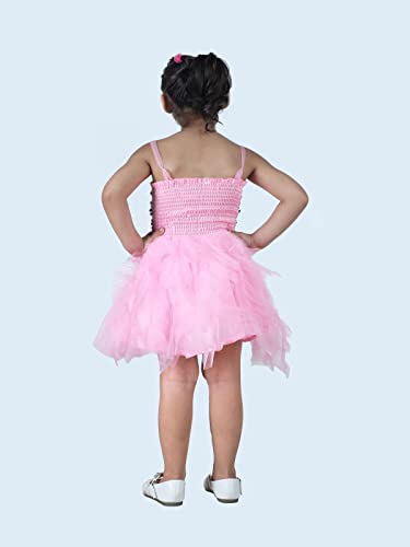 Image of BookMyCostume Pink & Black Frock Annual Day Dance Girls Fancy Dress Costume - Premium