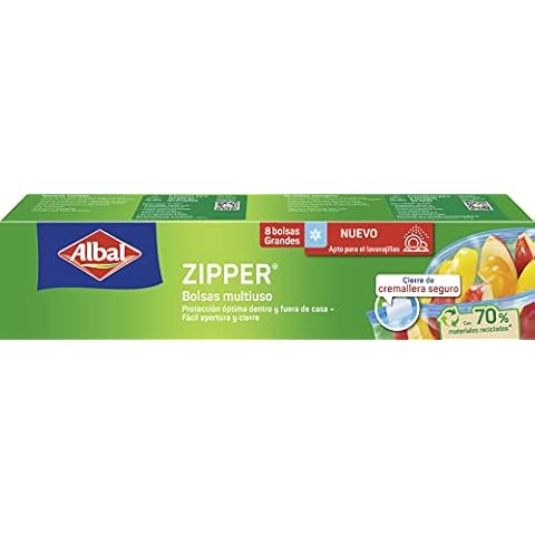 Albal - Zipper - Multi-Purpose Bags - 8 Bags Cover