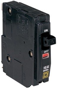 QO115 Circuit Breaker Miniature Circuit Breaker (QO) Standard, 15A, 1-Pole, 120/240 Vac, 1-Phase, 10kA