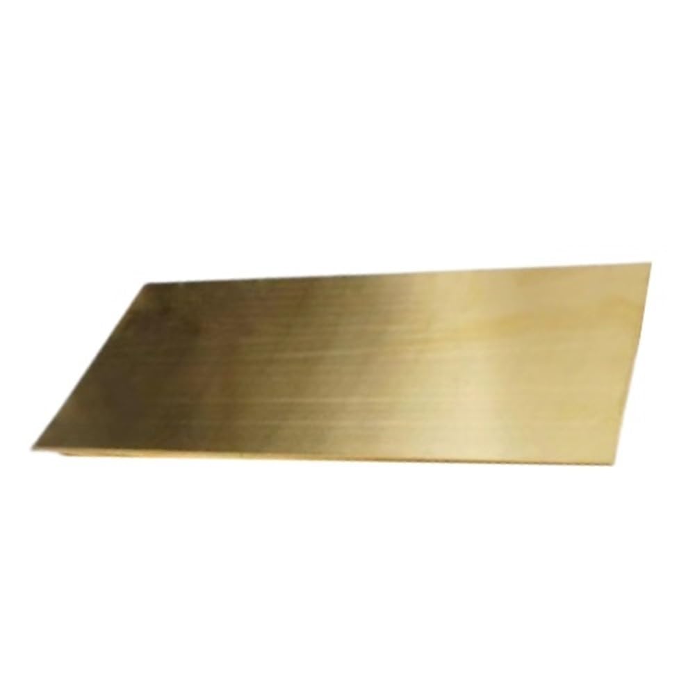 Wyjątkowa wytrzymała płyta z folii mosiężnej do wyrobu biżuterii - arkusze mosiężne o grubości 1,2-6 mm (1 szt.)(3 * 100 * 200MM)