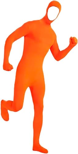 Men's and Women's Face Open Spandex Halloween Costumes Bodysuits