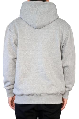 Men's Hooded Fleece Jacket 2025 Built-in Mask Long Sleeve Pullover2