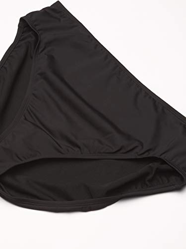 Solid Mid Waist Hipster Bikini Swimsuit Bottom3