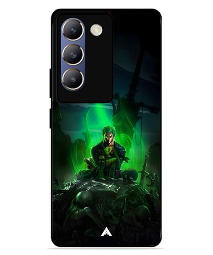 Image of Premium Anime 1 Case for Vivo T3 (Glossy Finish) Soft-Touch Metal TPU Back Cover, Shockproof, Designer, Aesthetic Mobile Phone Case