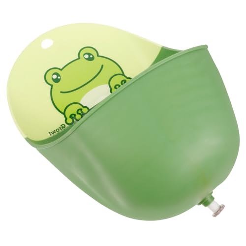 ASAKKURA 男の子用立ち小便器 トイレトレーニング用 おまる型 便器 こぼれ防止設計 脱着式で清掃簡単 幼児向け実用的トイトレ用品 グリーン