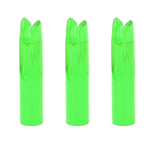 Vbest Life Archery Arrows Nocks For 6Mm Shaftment Hunting Target Shooting 50Pcs Red Blue Green (Green) #TOP20