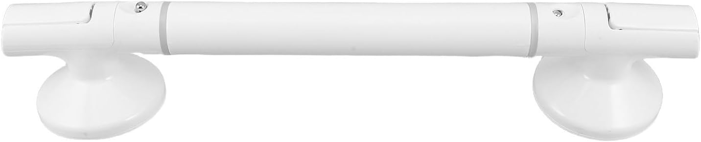 18 Inch White Plastic Toilet Grab Bar for Seniors and Disabled