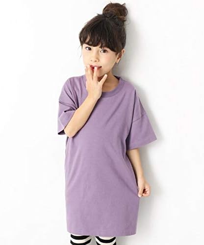 デビロック Devirock 子供服 キッズ Bigシルエットtシャツワンピース ラベンダー 100 ワンピース チュニック 通販 Amazon
