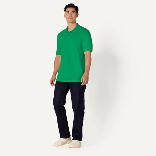 Image of Amazon Essentials Men's Regular-Fit Short Sleeve Cotton Pique Polo Shirt (Available in Big & Tall)