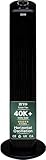 Zuvo 30" Tower Fan for Bedroom | Quiet Bladeless Oscillating Standing Fan, 3 Speeds, 90° Wide Oscillation, 2-Hour Timer | Home, Living Room & Office | Black