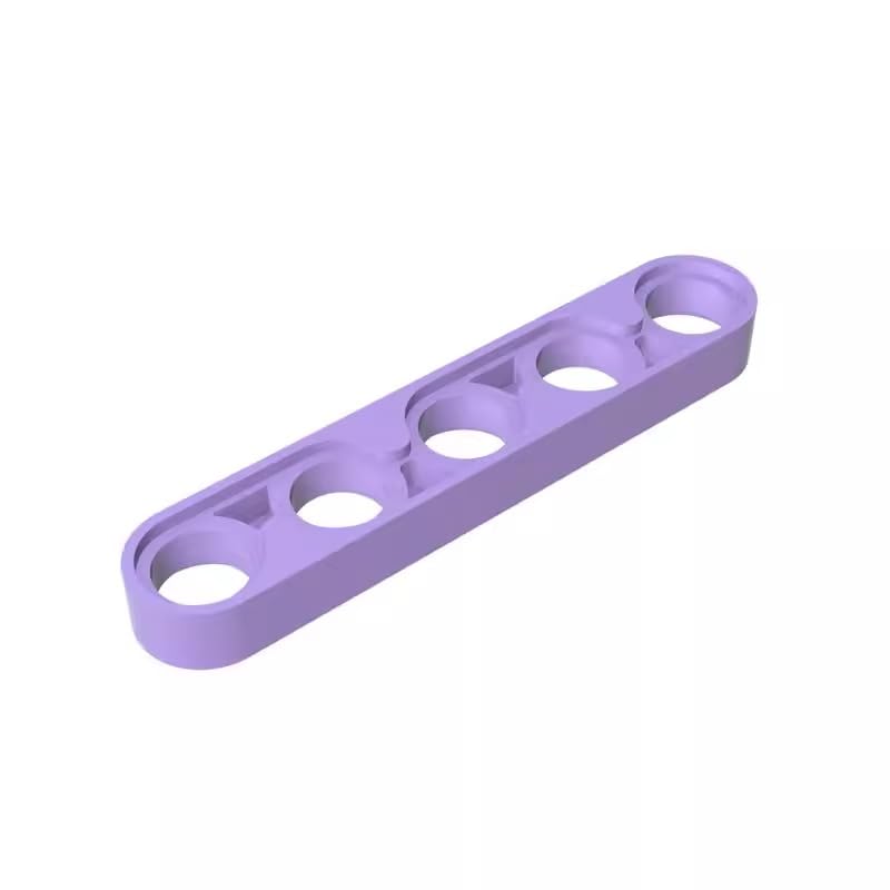 GDS-693 Compatible with LEGO 32017 Technic Beam 1x5 Thin, Lavender, 50 PCS — image 1