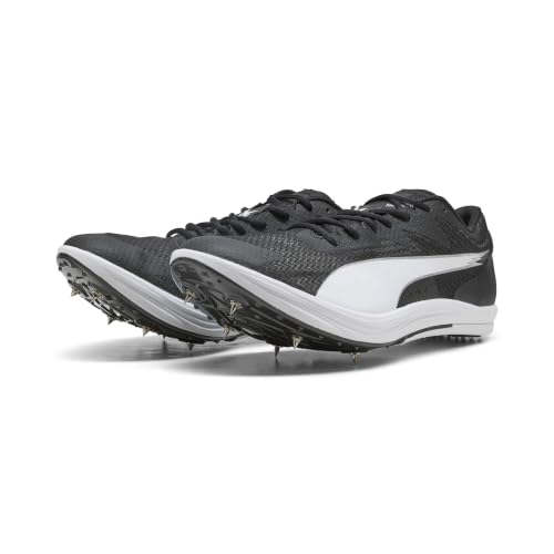 Puma Evospeed - Tenis Unisex para Pista y Campo de Larga Distancia, Puma Negro, Puma Blanco, 44 EU