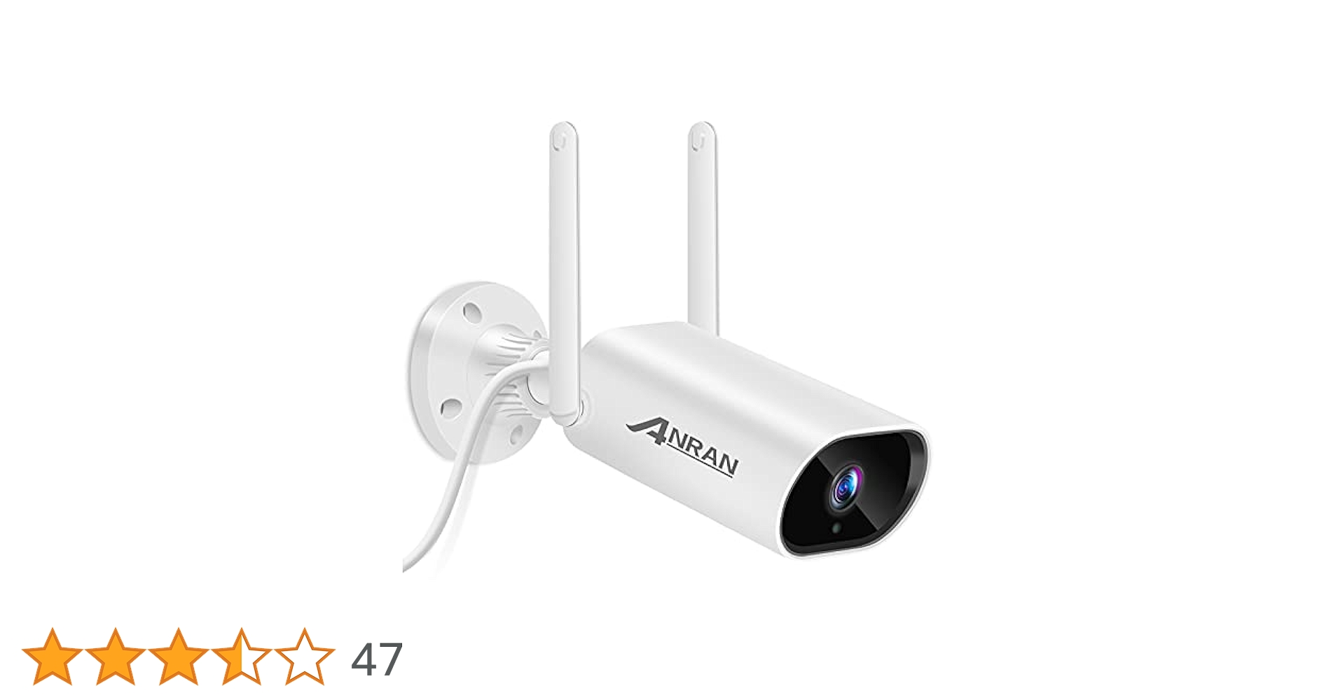 ANRAN 防犯カメラ 2台セット ホワイト Security Camera Systems | Protect Your Home with AI Tech