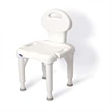 Invacare I-Fit Shower Chair with Back Support for Shower or Bath, Supports Up to 400 lbs.