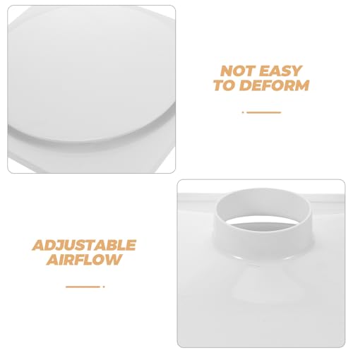 Grille de sortie de climatisation diffuseur d'air central Fk100-l blanc ventilation solide