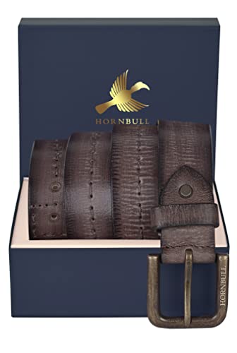Image of HORNBULL Mens Alane Leather Belt | Casual Leather Belt for Men