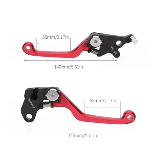 Palancas pivotantes anticaída de aluminio CNC para HONDA XR 150L 6