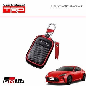 Amazon.co.jp: TRD リアルカーボンキーケース レッド GR86 ZN8 2110