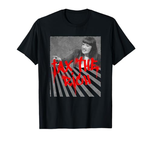Tax The Rich! Fanartikel Linke Merch Heidi Reichinnek T-Shirt