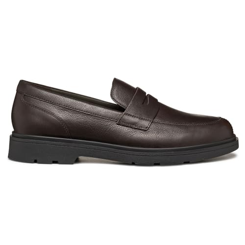 Mocasines hombre Geox U Spherica Ec1 para el día a día urbano en café 4