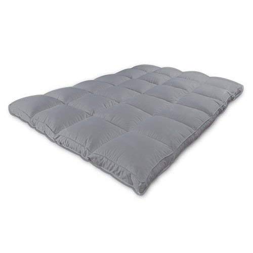 Image of Mattress Padding /Mattress Topper 3000 GSM Single Size Bed Finest Imported Super Microfiber Soft- 36 Inch X 75 Inch-Grey