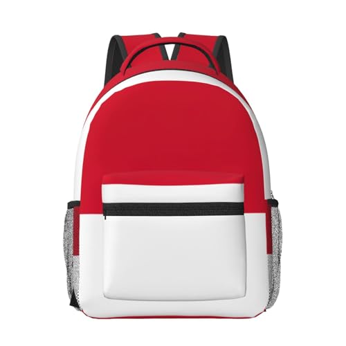 Sac à dos pour ordinateur portable drapeau Monaco noir taille unique pour le travail