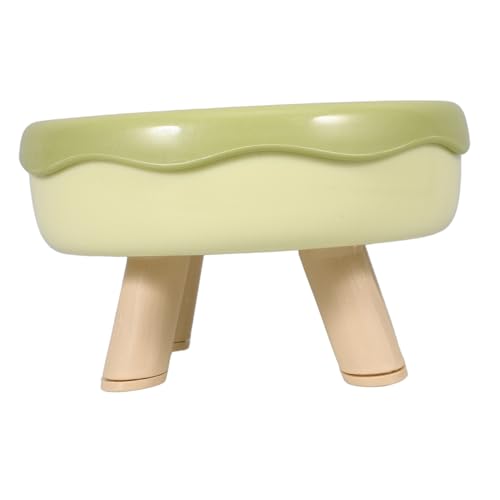 WEKAMOS 猫のひげにやさしい浅型広口ペットボウル 食べこぼし防止安定ベース付き 高さで快適な給餌 猫 子猫用フード 水入れ 日常使いに