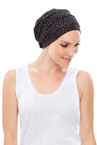 The Elegant Softie 100% Bamboo Turban by Jon Renau and 19 Page Belle of Hope Q & A Guide (Dark Sky)