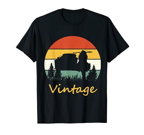 Retro Motorcycle T-Shirt - Vintage Sidecar Motorbike
