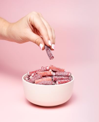 Miniatura 6 de Vidal Golosinas. Naturall Fruit Bites. Regaliz Relleno Pica, Vegano, Con Zumo Y Sin Gluten. Con Colorantes Y Aromas Naturales Y Trocitos De Frutas. Sabor Frambuesa, Grosella Y Fresa. Doypack 180 G.