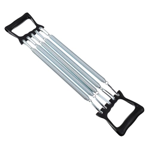 Veemoon Expansor de Pecho de Acero Resorte, Equipo de Fitness para Entrenamiento de Fuerza Muscular, Expansor de Doble Propósito Portátil para Músculos Pectorales en Casa y Gimnasio