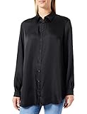 SHIRT Sisley Damen 52adlq03m Shirt, Black 100, XS EU