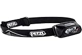Linterna frontal recargable Active de alto rendimiento con pequeño LED. Más luz blanca y luz roja. Funciona con una batería recargable Petzl Core de iones de litio. Flujo luminoso de 450 lúmenes