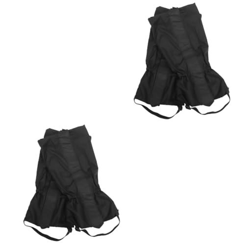 GALPADA 2 Pairs Men's Leg Gaiters Hiking Waterproof Boot Covers Oxford Cloth Snake Gaiters for Hiking Boots