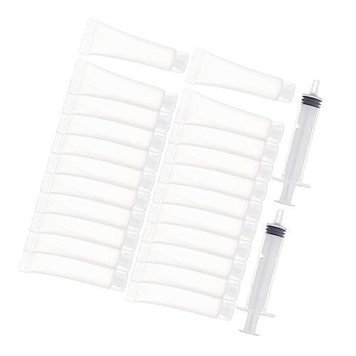 30個入り15mlクリアプラスチックチューブ 小分けボトル ねじ込み バス用品ボトル 携帯易いシャンプーボトル