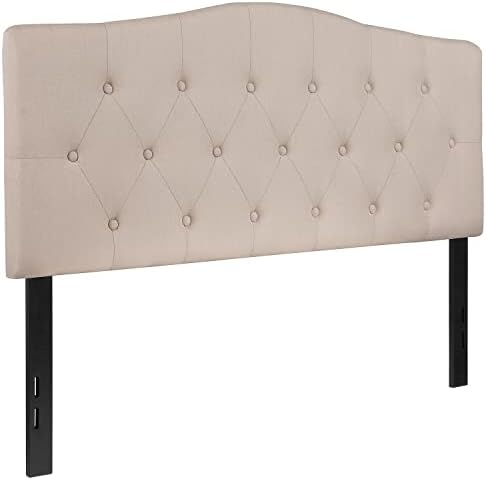 Flash Furniture Upholstered Headboard, Full, Beige