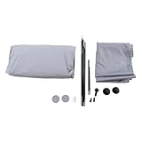 Piscina Inflable para niños de natación Grande con Dosel Grande sobre la Piscina de Tierra para niños Familia Fun Sunshade