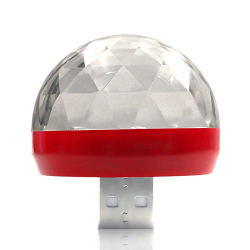 Duoying Mini Luces de Escenario Luces ambientales del Auto USB RGB Luces...