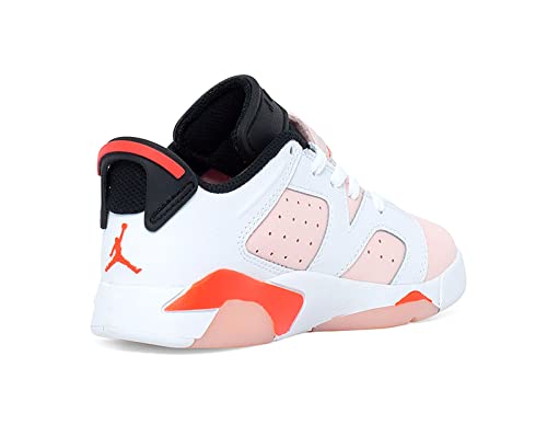Little Kid's Jordan 6 Retro Low White/Atmosphere-Infrared 23 (DV3528 102) - 11.53