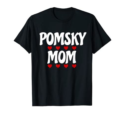 Pomsky Mom T-Shirt T-Shirt
